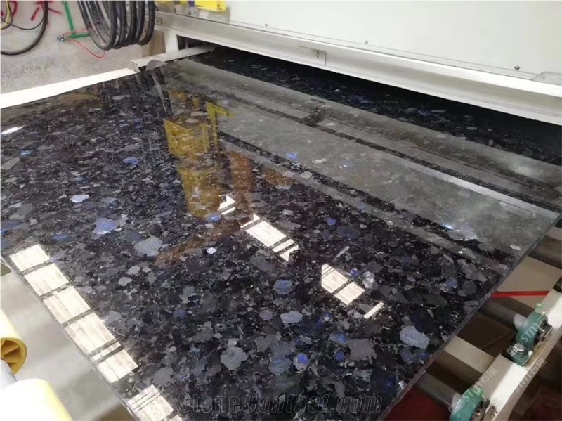 Volga Blue Extra Dark Granite for Wall Capping