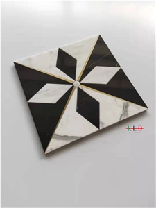 Water-Jet Metal Mosaic Bathroom Kitchen Tiles