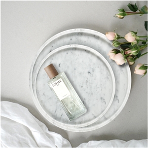 Home Luxury Round Marble Tray