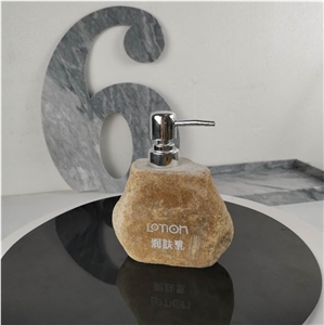 Marble Lotion Dispenser with Hand Pump