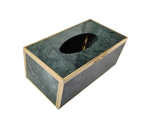 Modern Marble Tissue Box High-End Luxury Home
