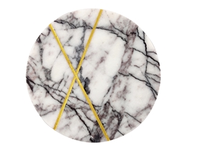 Stone Home Decor Custom Round Marble Tray