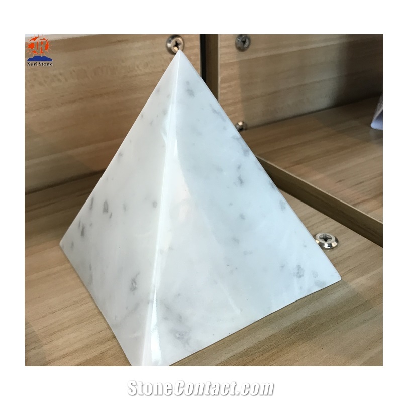 Decorative Marble Pyramid Box for Jewelry Holder