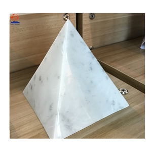 Decorative Marble Pyramid Box for Jewelry Holder