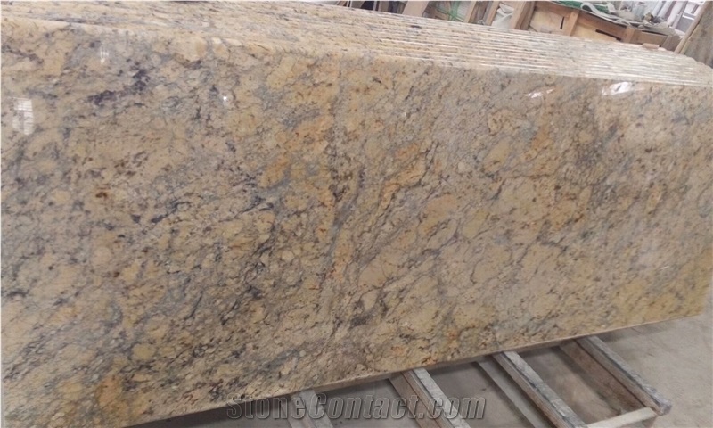 Giallo Crystal Granite Countertops