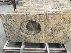 Giallo Crystal Granite Countertops