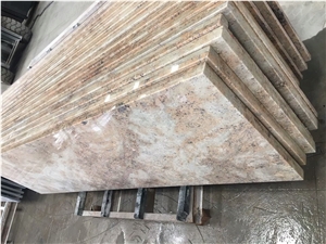 Shivakashi Pink India Granite Prefab Counter Top