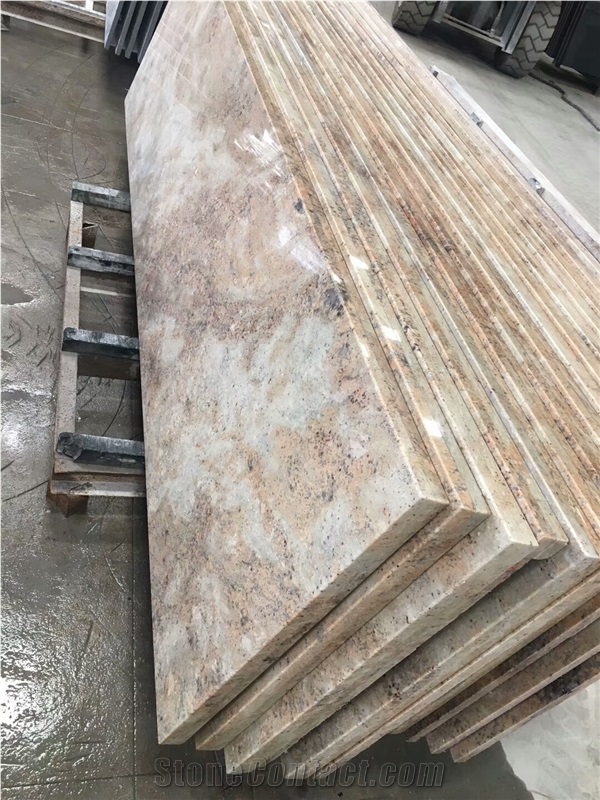 Shivakashi Pink India Granite Prefab Counter Top