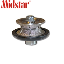 Diamond Half Bullnose Profiler Router Bit Wheel