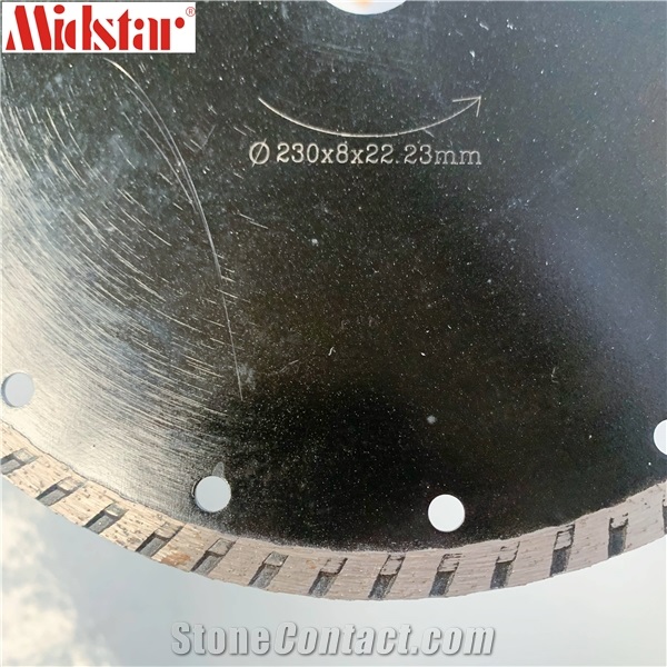 Diamond Turbo Saw Blade for Cutting Stone Ceramic