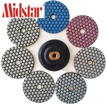 Dry Flexible Diamond Resin Bond Polishing Pads
