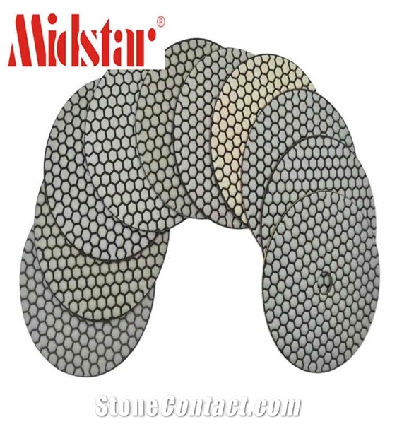 Dry Flexible Diamond Resin Bond Polishing Pads