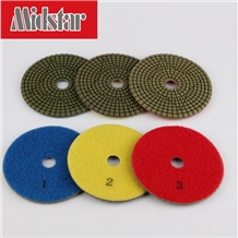Midstar 3 Step Polishing Pads for Floor Polishing