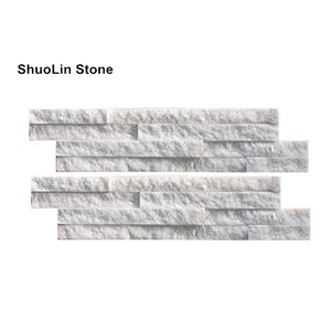 Thin Stone Cladding White Quartzite 40x10cm Price Thin Stone Cladding White Quartzite 40x10cm Price