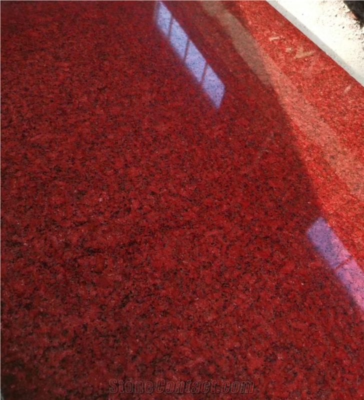 Chinese Cheap Granite Dyed Red