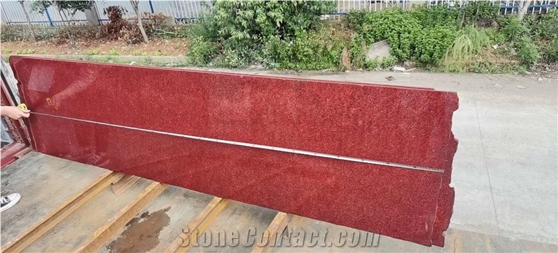 Chinese Cheap Granite Dyed Red