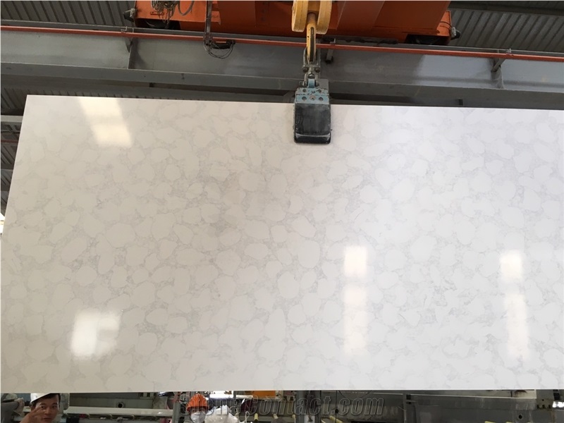 Artificial White Quartz Stone Tiles & Slabs
