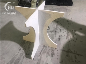 Platinum White Table Fabricator, Quartz Fabricate Furniture