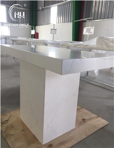 Vq8066 Giotto Table Set Fabicator, Cut to Size Quartz Stone Interior Furniture