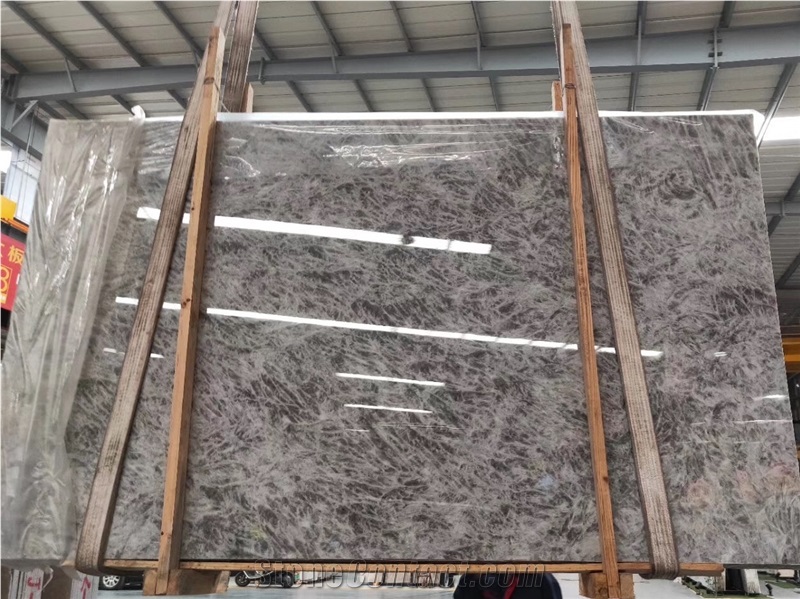 Flying Fox /Snowy Mountain/Silver Fox Marble Slab