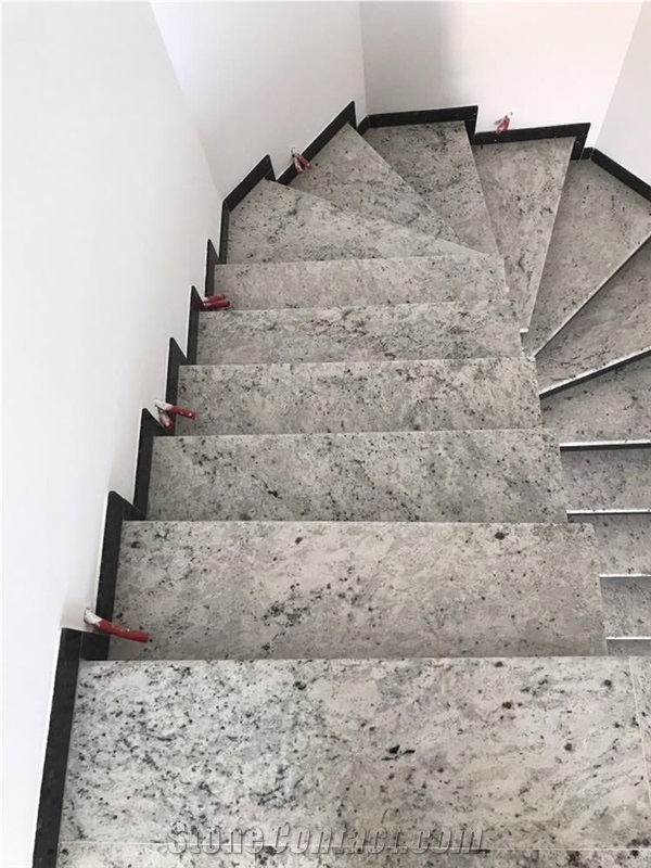 Colonial White Granite Staircases
