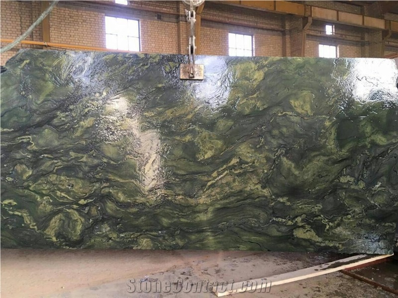 Green Birjand Granite Tile & Slab