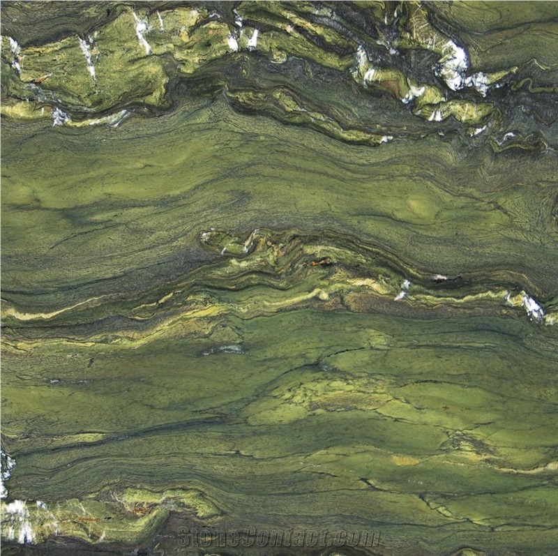 Green Birjand Granite Tile & Slab