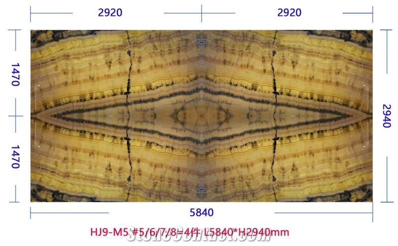 Natural Onyx Tv / Sofa Background Decoration