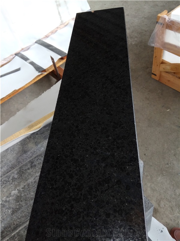 G684 Window Sill Black Basalt Polished Window Sill