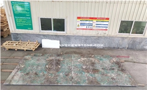 Amazonite Green Quartzite Kichen Floor Tiles