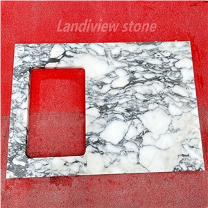 Arabescat White Marble Bathtop Vanity Countertops Arabescat White Marble Bathtop Vanity Countertops