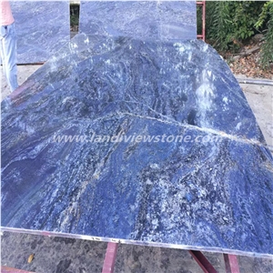 Azul Bahia Granite Tiles & Slabs, Blue Granite