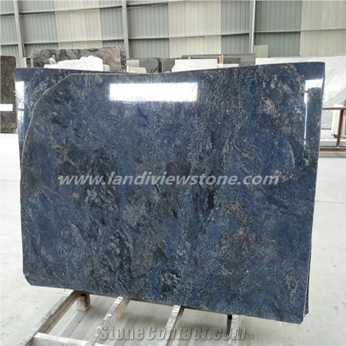 Azul Bahia Granite Tiles & Slabs, Blue Granite