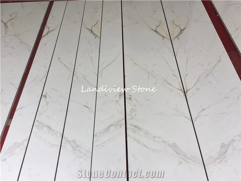 Bianco Statuario Venato Marble Aluminum Honeycomb