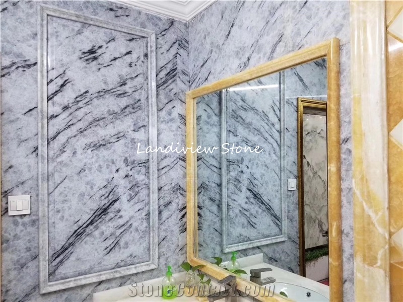 Blue Ice Jade White Onyx Grey Onyx Pincess White