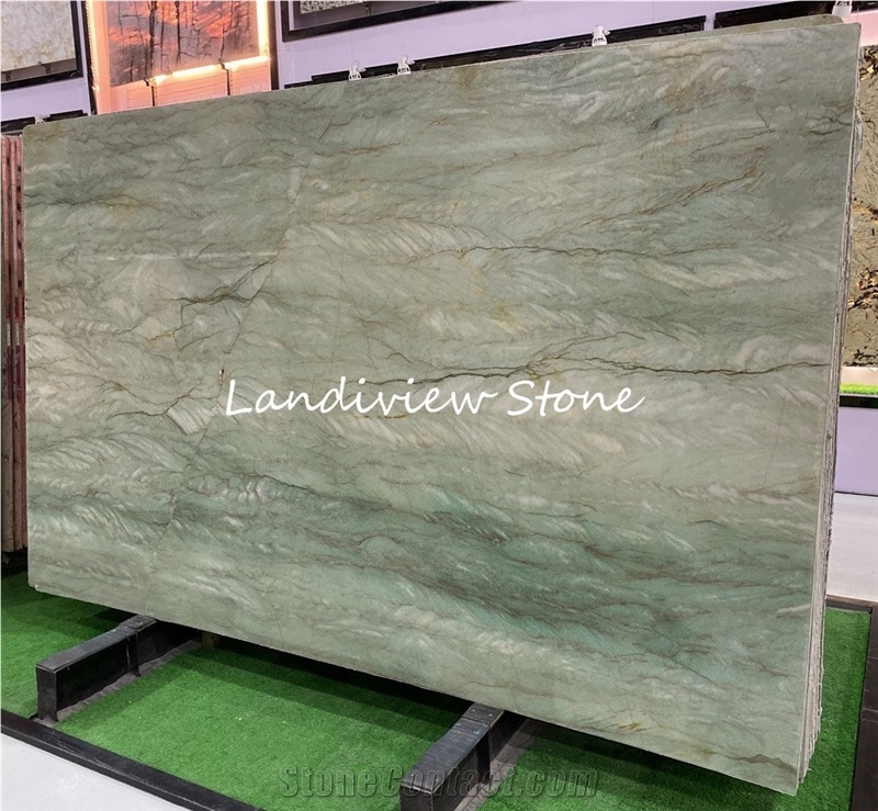 Botanic Green Quartizite Tiles Slabs