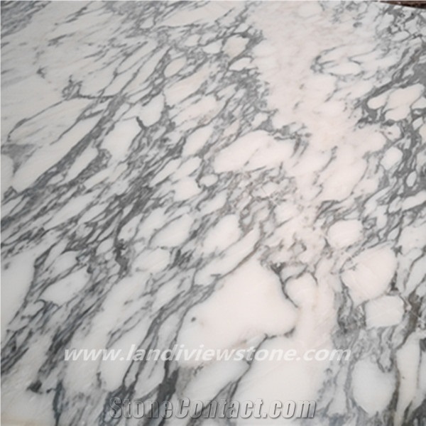 Calacatta Arabescato Supreme White Marble Slabs