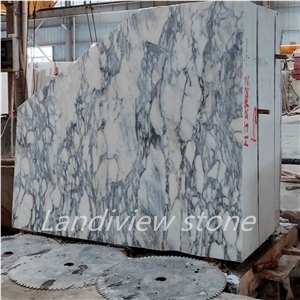 Calacatta Arabescato Supreme White Marble Slabs