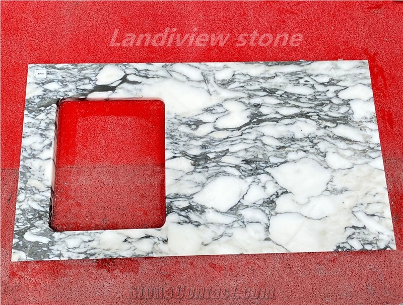 Calacatta Arabescato Supreme White Marble Slabs