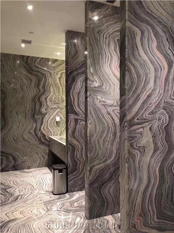 Cloud Wave Marble Floating Grey Marble