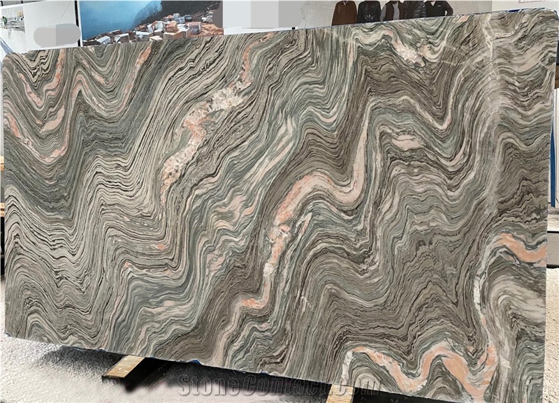 Cloud Wave Marble Floating Grey Marble
