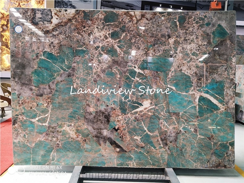 Coral Blue Amazonite Granite Amazon Green Granite