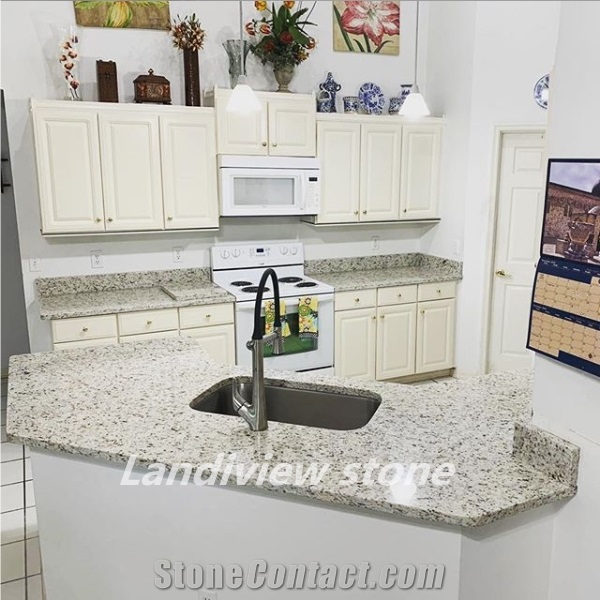 Dallas White Granite Kitchen Countertop Design