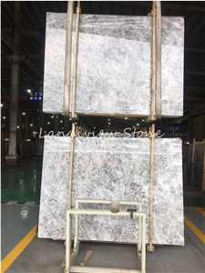 Dora Cloud Grey Ash Marble Ice Silver Spider Slabs