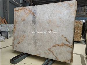 Exotic Cristallo Quartzite Slabs