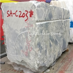 Ice Green Marble White Lux Ice Connect Blocks