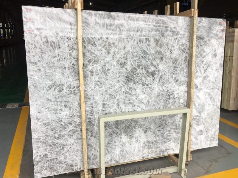 Ice Grey Marble Tiles Slabs Flooring Wall