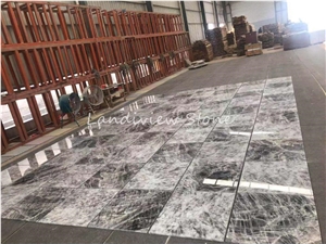 Ice Grey Marble Tiles Slabs Flooring Wall