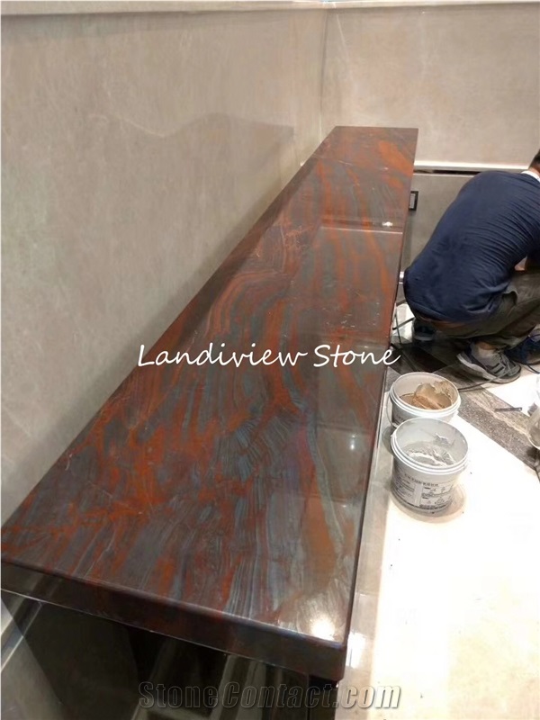 Magma Iron Red Granite