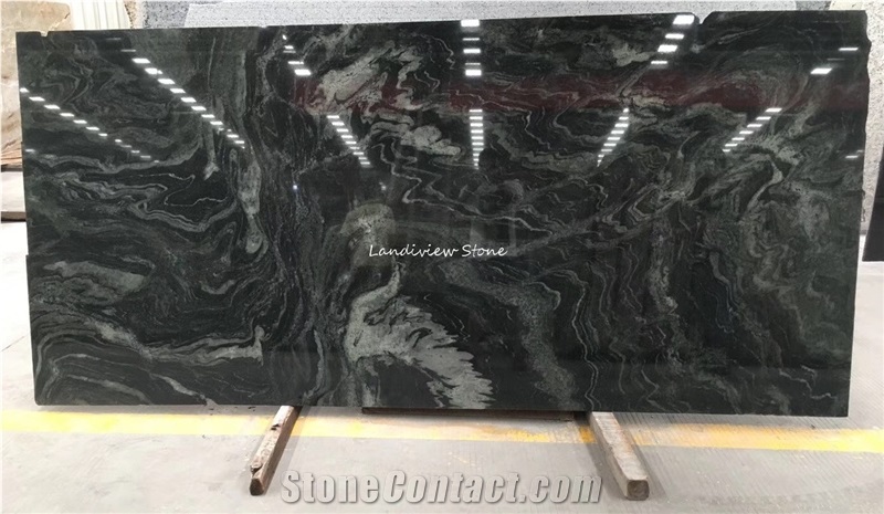 Milky Way Green Galaxy Green Granite Countertop